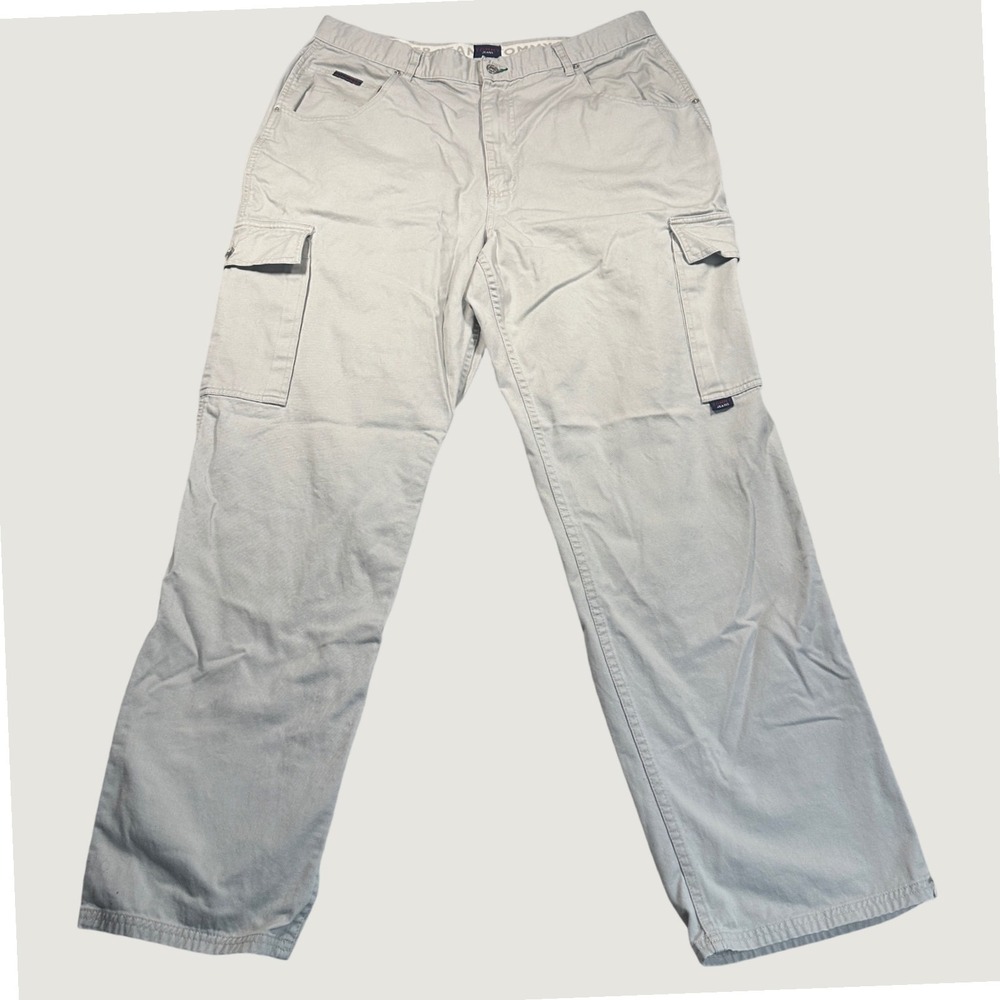 Vintage 90s Tommy Hilfiger Cargo Pants Mens 38x34 Tan Khaki Streetwear Y2K 1999